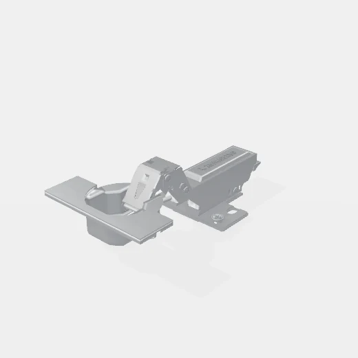 Bisagra Cazoleta 35mm C. Suave - Base 4 A. Con Reg 3D - Codo 18