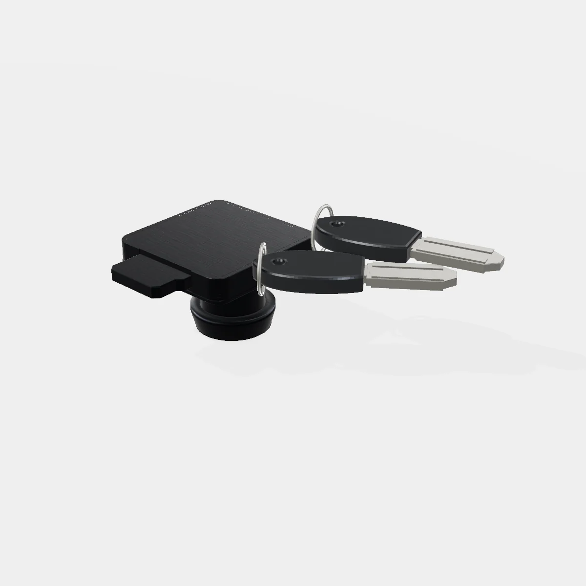 Cerradura de Aplicar Eco - Llave Entera - 32mm - Acabado Negro