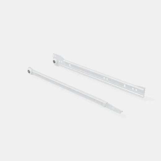 Set Corredera Metálica Z 0,9mm 300mm Blanca