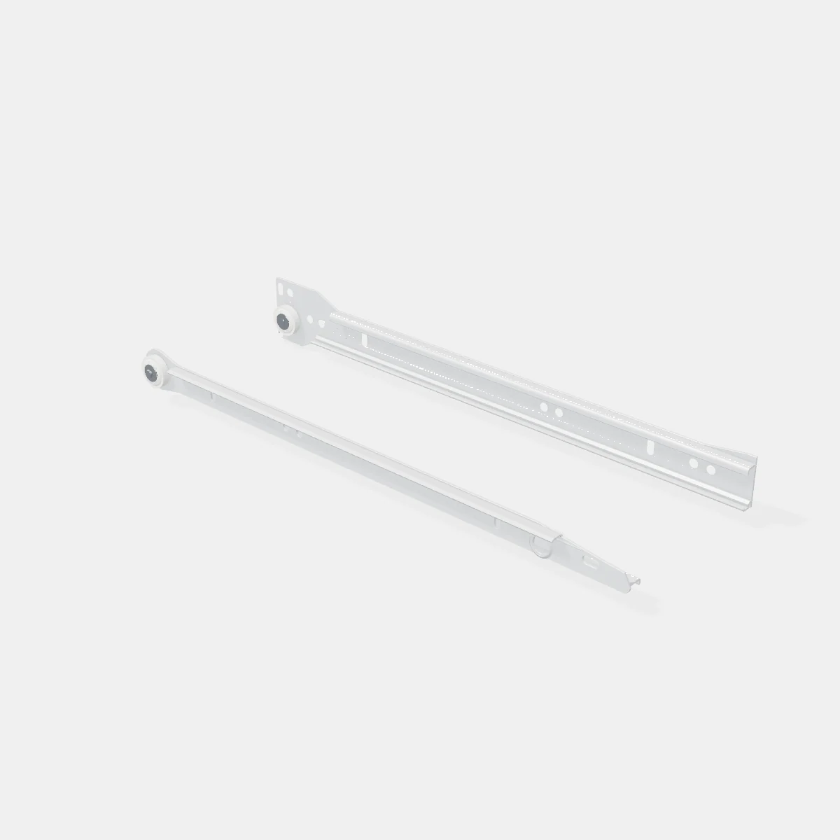 Set Corredera Metálica Z 0,9mm 300mm Blanca