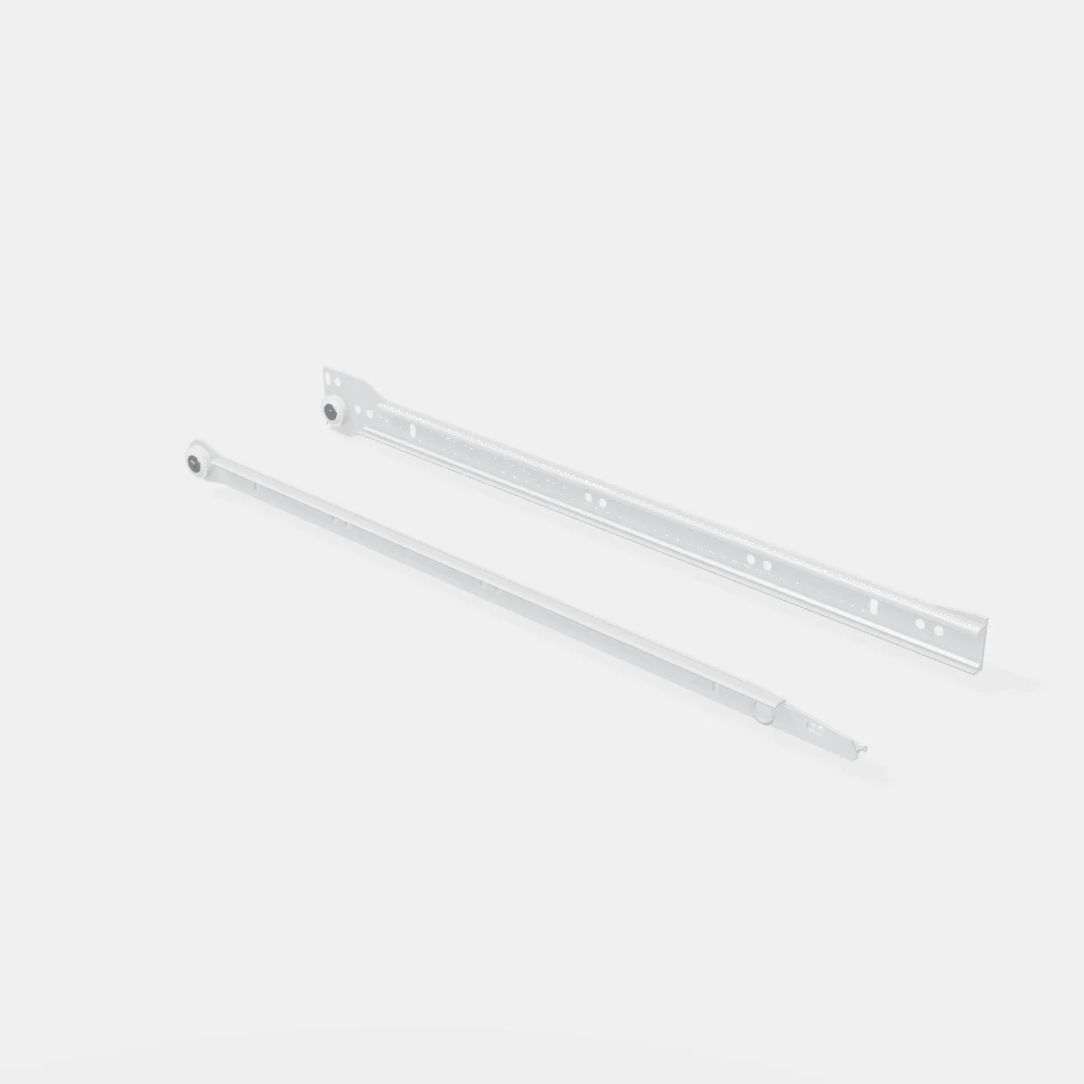 Set Corredera Metálica Z 0,9mm 400mm Blanca