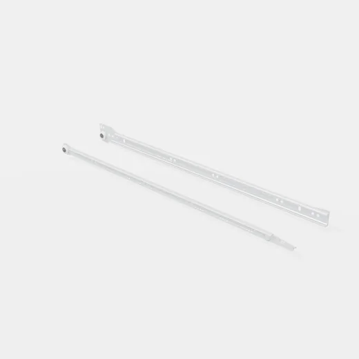 Set Corredera Metálica Z 0,9mm 500mm Blanca