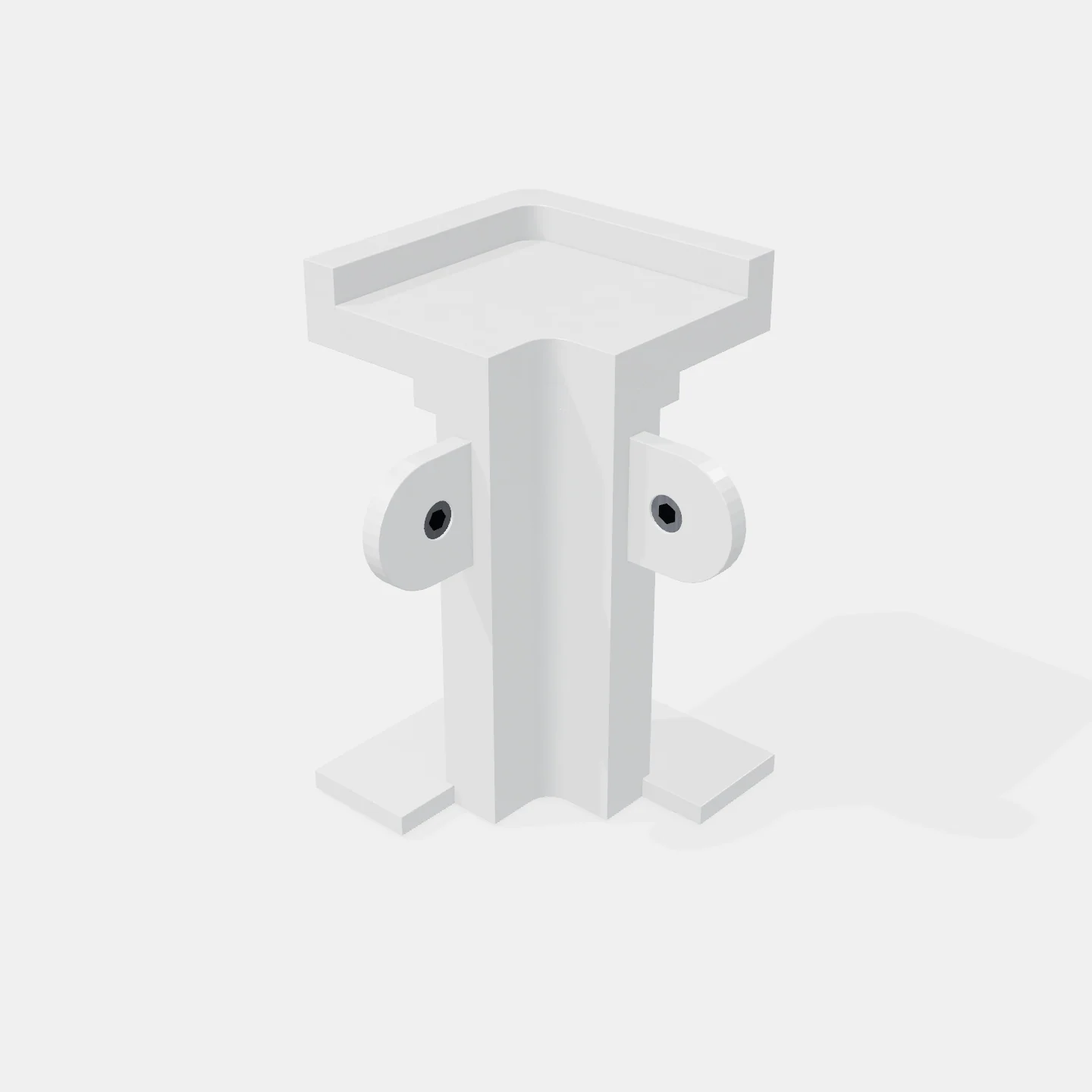 Conector Interno Para "J" Superior - Zamak - Color Blanco