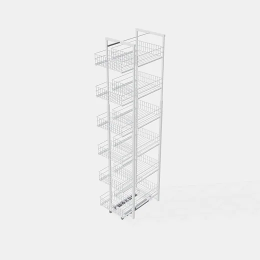 Ancho 400-450mm - 12 Bandejas - Al x An x Pr(mm): 1700- 1850x330x500 - Capacidad 50Kg.