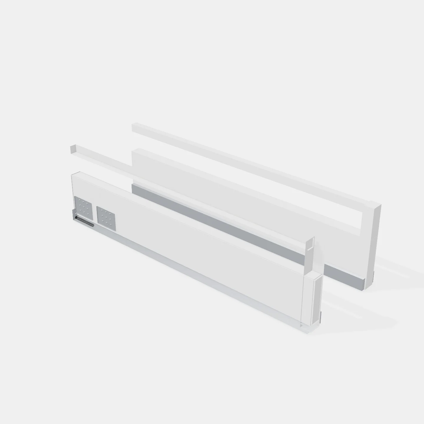 Sistema Lateral Tandem Box + Cierre Suave - Altura: 135mm
