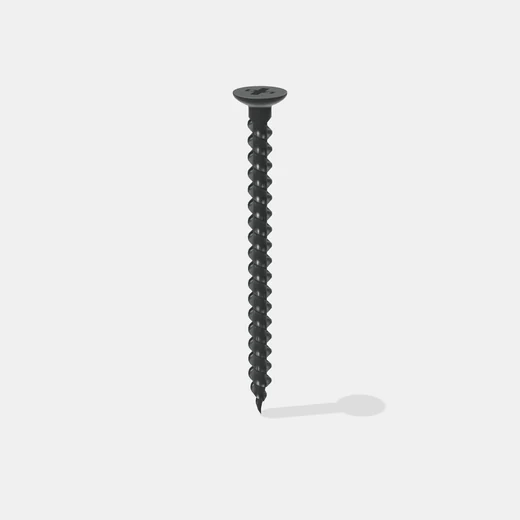 Tornillo Drywall Phillips Negro 6x2 (3.5x50mm) - Origen China