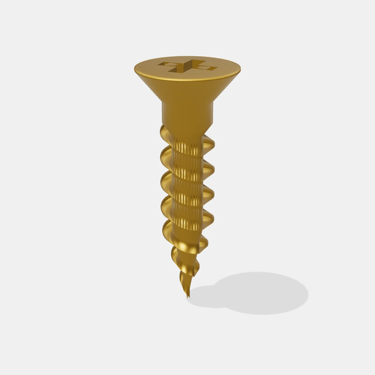 Tornillo Fix 3.5x16mm Phillips Amarillo - Origen China