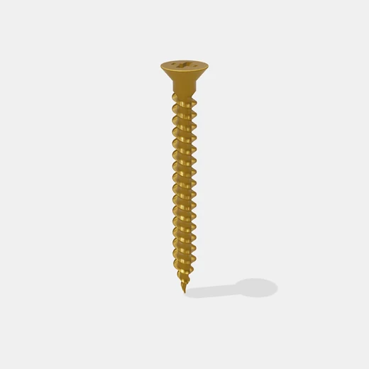 Tornillo Fix 3.5x35mm Phillips Amarillo - Origen China